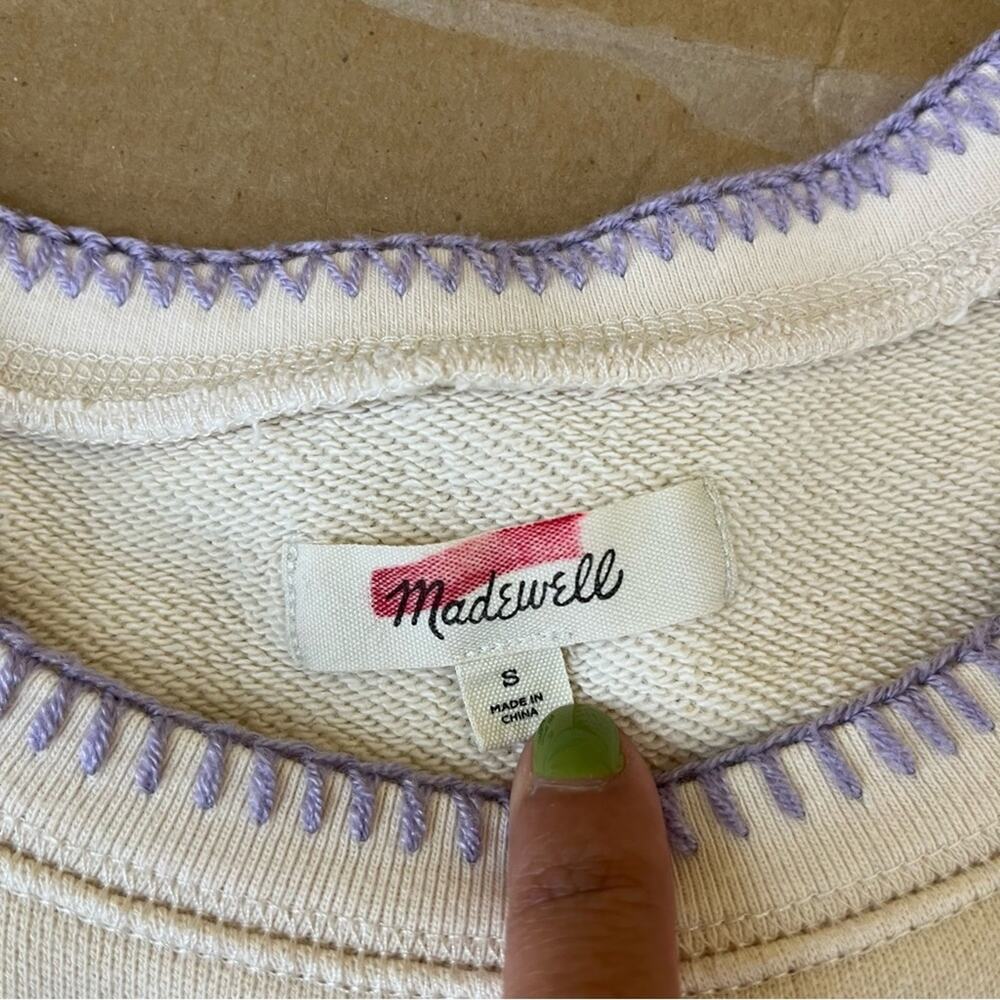 Madewell Stitched Shrunken Sweatshirt - Picture 8 of 9